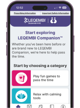 Discover LEQEMBI Companion™