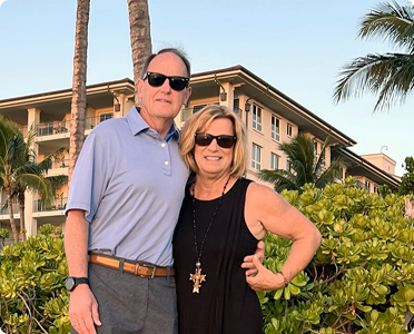 Chris and his wife, Janet