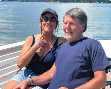Rachel and her husband, Doug