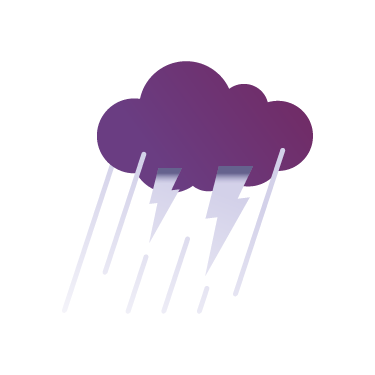 Rain cloud icon