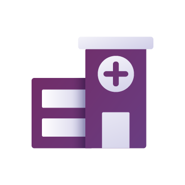 Icono de centro de infusión