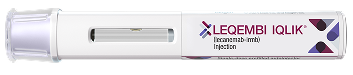 LEQEMBI® IQLIK™ autoinjector – Starting dose is 2 autoinjector pens once weekly.