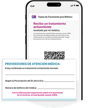 Tarjeta de tratamiento para billetera