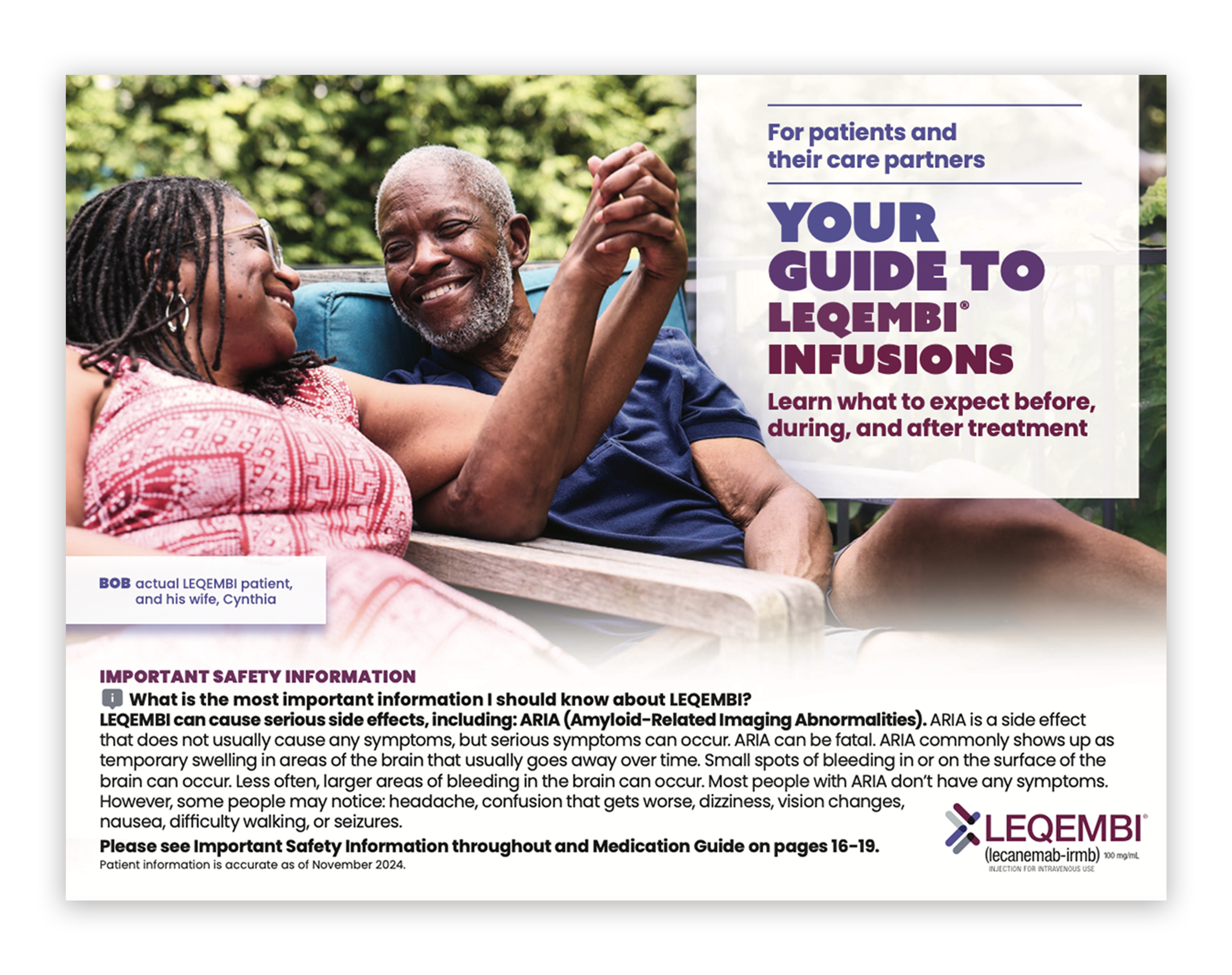 Guide to LEQEMBI® (lecanemab-irmb) infusions